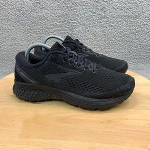 Brooks Ghost 11 Womens Size 9 Wide Shoe Black Running Athletic Sneakers Mens 7.5